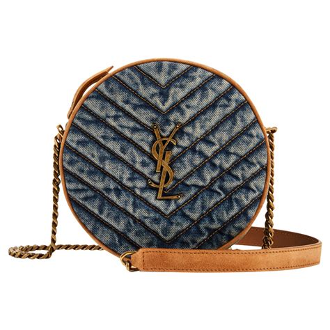 ysl round crossbody|ysl denim crossbody.